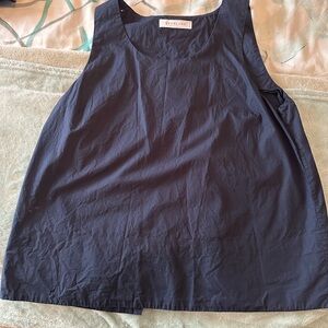 Navy open back Everlane top size 12